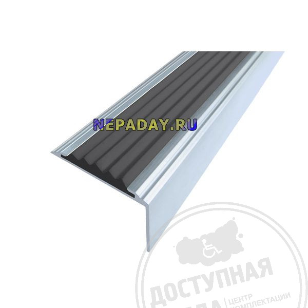 Алюминиевый угол-порог, 38x5.5 мм