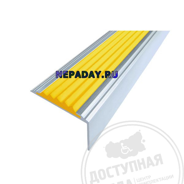 Алюминиевый угол-порог 38х5,5х20 мм