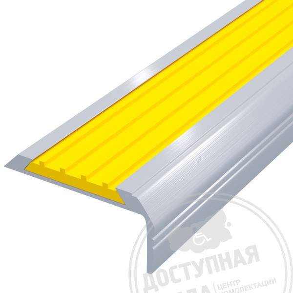 Накладка на ступень, антиванд, угловая, ж, AL40x19,5