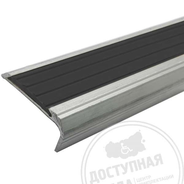 Накладка на ступень, антиванд, угловая, ч, AL40x19,5