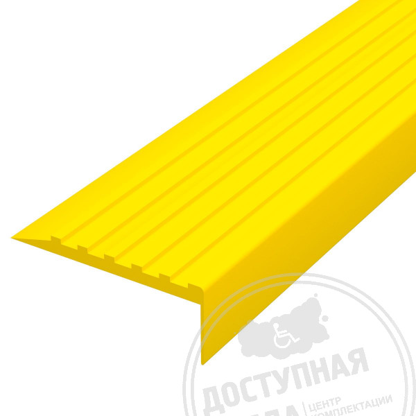 Накладка на ступень, ТЭП42x18x1000, жАналоги: Тактильныезнаки.рф; Safetystep
