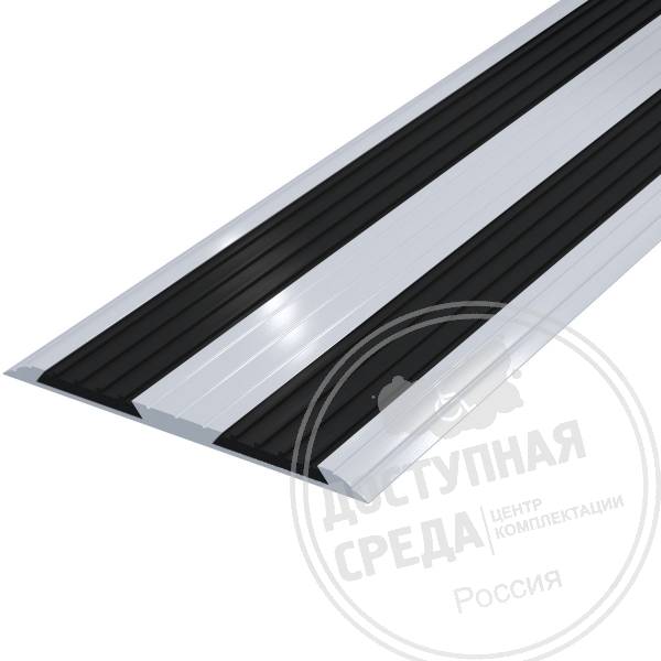 Накладка на ступень, двойная, ч AL92x4,5