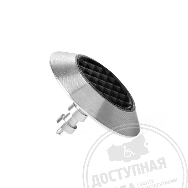 Индикатор тактильный, комб, рифл, со штифтом, AL/PL, D35х35, ч