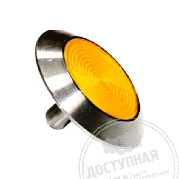 Индикатор тактильный, комб, со штифтом, AISI304/PU, D35х35, ж