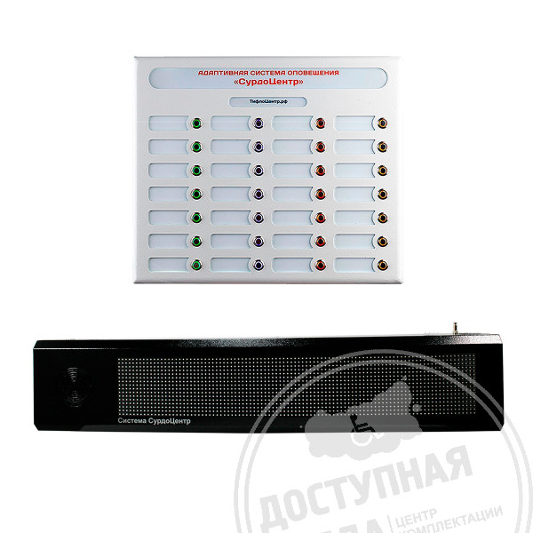 Комплект «СурдоЦентр», индАналоги: ИнфоТабло; Импульс; ELTABLO