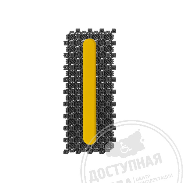 Модуль черный с индикатором (полоса), в сборе, 120х300мм