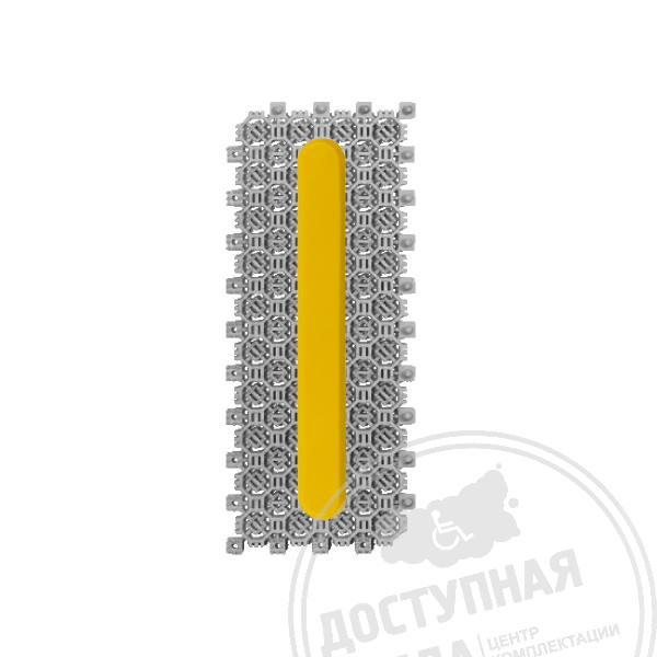 Модуль серый с индикатором (полоса), в сборе, 120х300мм