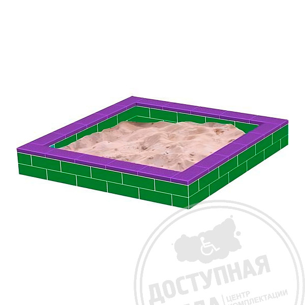 Песочница из конструкторских блоков 1320мм