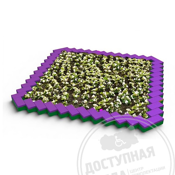 Цветник из конструкторских блоков, большойАналоги: Ректор