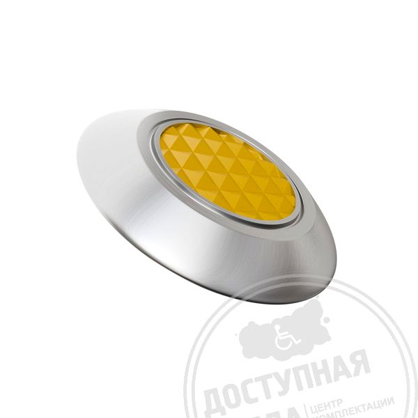 Индикатор тактильный, комб, рифл, без штифта, AL/PL, D34х34, ж