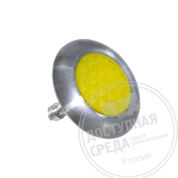 Индикатор тактильный, комб, М3, со штифтом, AL/PL, D35х35, ж