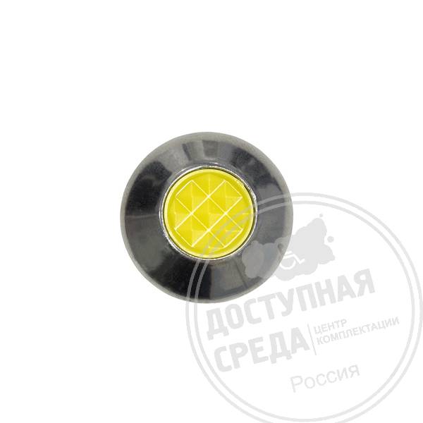 Индикатор тактильный, комб, без штифта, AISI304/PL, D25х25, ж