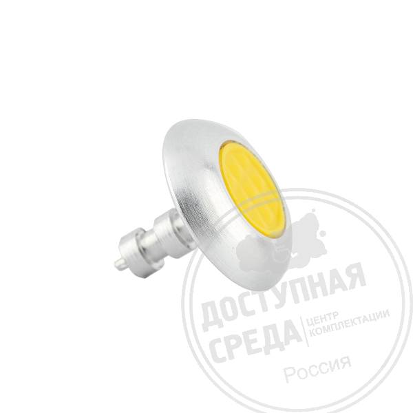 Индикатор тактильный, комб, М4, со штифтом, AL/PL, D24х24, ж