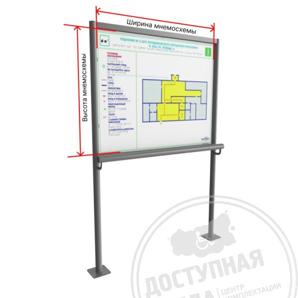 Индивидуальная стойка для мнемосхемы (СТ3)