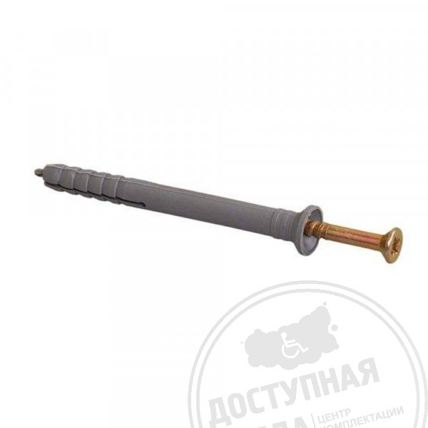 Дюбель — гвоздь с потайной головкой, 6х60 мм