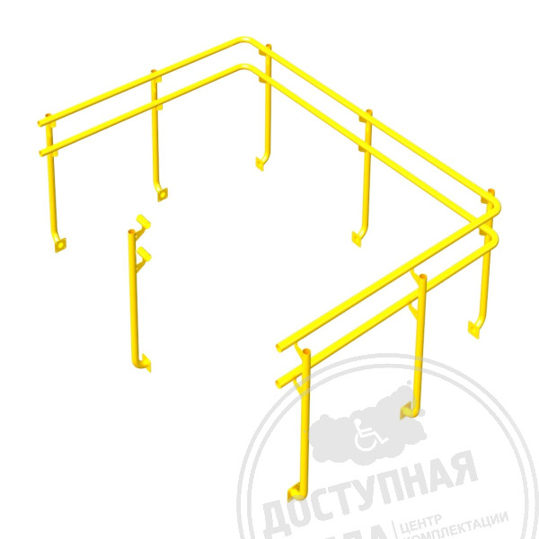 Поручни из стали ST3 для разворотной секции, инд