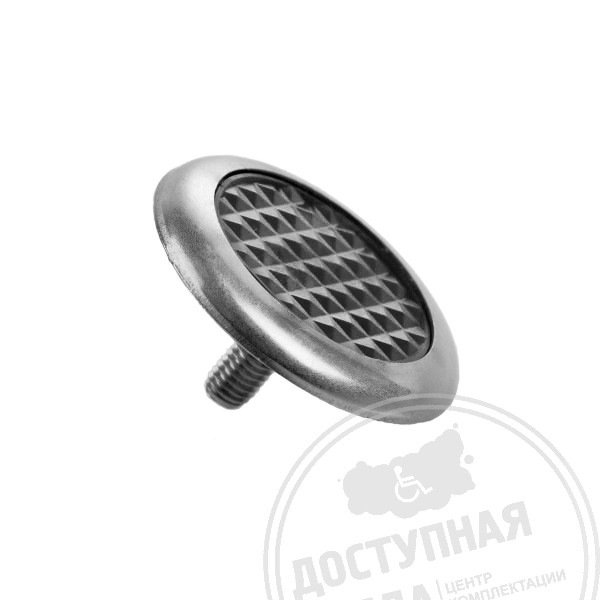 Индикатор тактильный, комб, М9, со штифтом, AISI304/PL, D35x35, ч