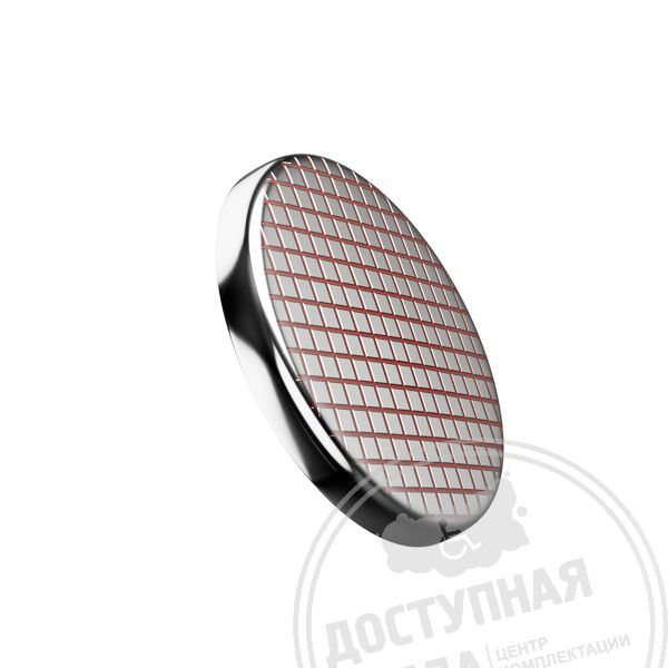 Индикатор тактильный, с гравир, без штифта, AISI304, D35х35Аналоги: Тифлотехника, Доступный город, МК Савельевский, Круст