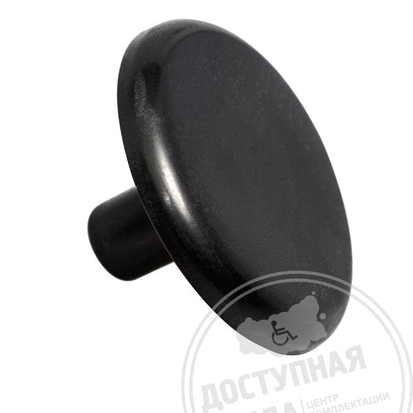 Индикатор тактильный, гладк, со штифтом, PVC, D35х35, ч