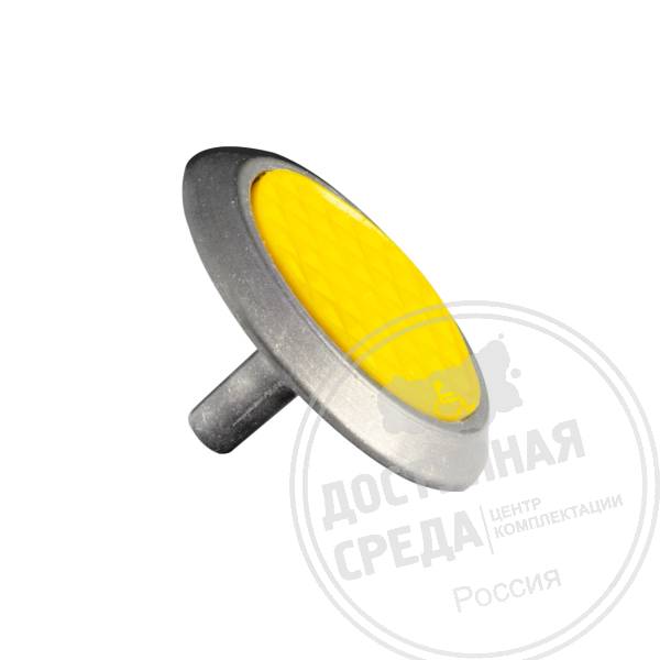 Индикатор тактильный, комб, М8, со штифтом, AL/PL, D35х35, ж