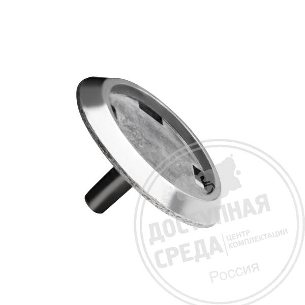 Корпус тактильного индикатора, со штифтом, AL, D35х35