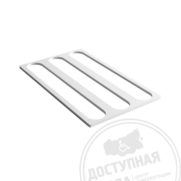 Прижим для тактильной плитки, полоса, 180х300 мм
