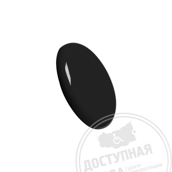 Индикатор тактильный, гладк, без штифта, PVC, D35х35, чАналоги: Доступный город; МГН-Инфраструктура