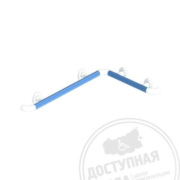Поручень угловой, внутренний, М2, AL/PVC, kit