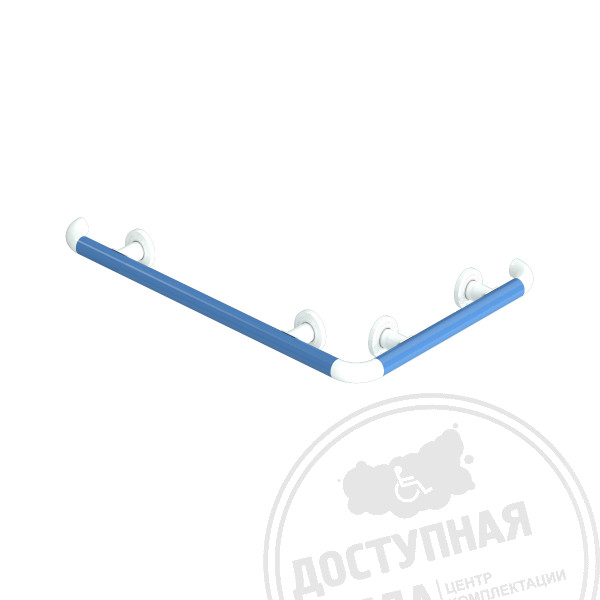 Поручень угловой, внешний, М2, AL/PVC, kit