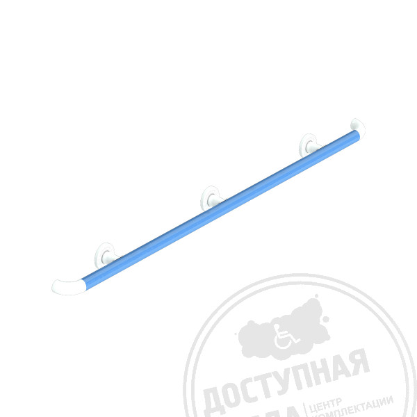 Поручень опорный, прямой, М2, AL/PVC, kit