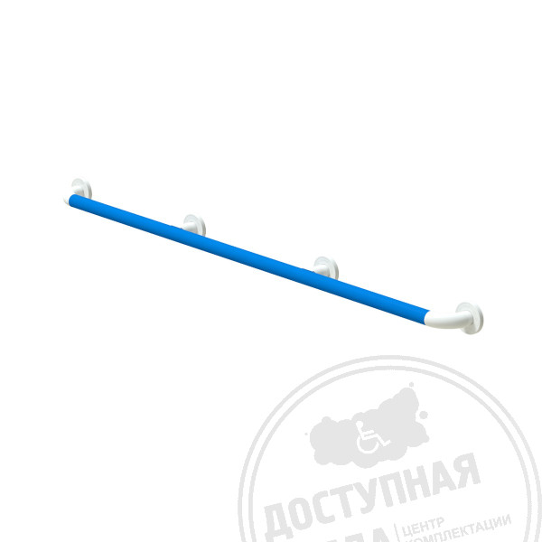 Поручень-конструктор опорный, пристенный, тип 3, AL/PVC, D37Аналоги: ПН30