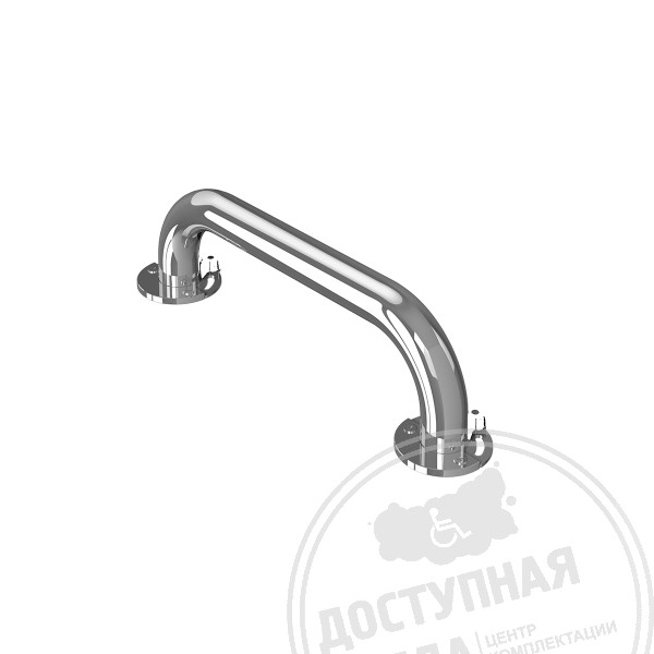 Поручень съёмный, опорный, пристенный, AISI 304, D38