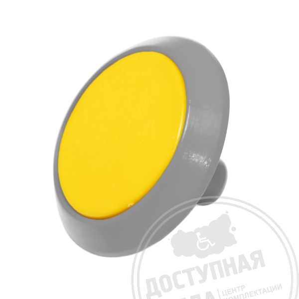 Индикатор тактильный, гладкий, со штифтом и вставкой, PU, D35х35, с-ж арт. 50518-01-GY, купить по цене 40 ₽, с доставкой по России. Федеральный дистрибьютор.