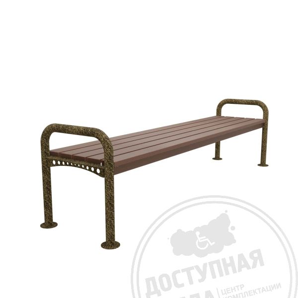 Скамья уличная для города без спинки, Ст3, ПВХ купить за 14 674 ₽, с доставкой по РФ. Федеральный дистрибьютор