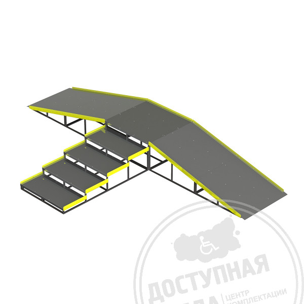 Площадка для соревнований инвалидов, М2