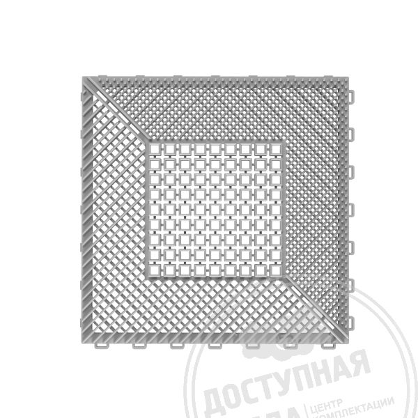 Покрытие грязезащитное модульное, тип 1, серый купить арт. 51959-1-G от Федерального дистрибьютора по цене 495 ₽