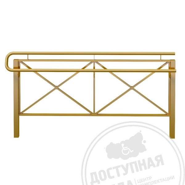 Начальная секция левая с поручнем