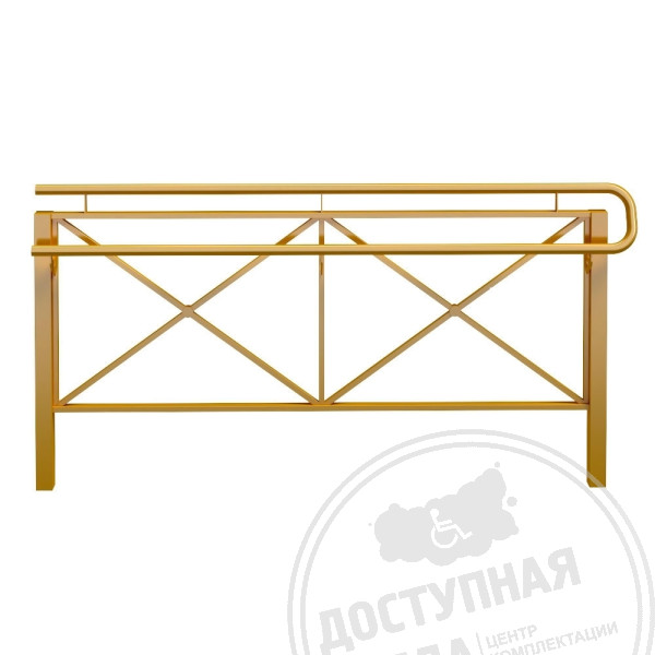 Начальная секция правая с поручнем