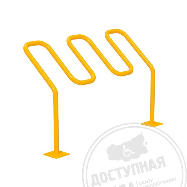 Велопарковка из стали с порошковой покраской, D38 мм купить с доставкой по России можно по номеру: 8-800-775-63-58