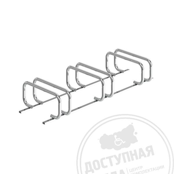 Велопарковка, 5 мест, AISI304, D38 мм