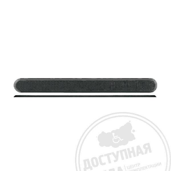 Индикатор тактильный, рифлен, без штифта, PVC, 5х30х290, ч
