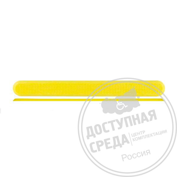 Индикатор тактильный, рифлен, без штифта, PVC, 5х30х290, ж
