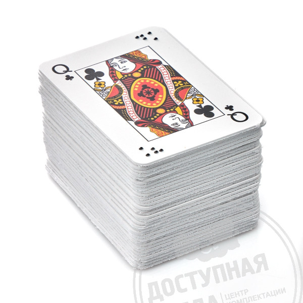 Игральные карты для слепых, тактильные