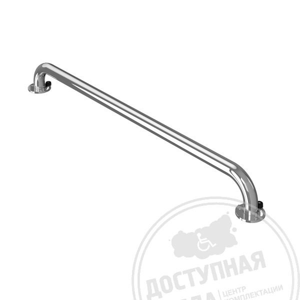 Поручень съёмный, опорный, пристенный, тип 9, AISI 304, D38