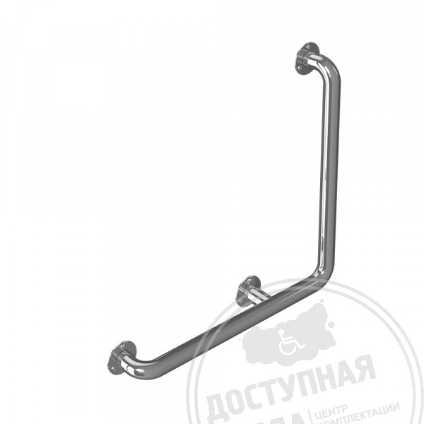 Поручень опорный, угловой, тип 1, прав, AISI 304, D38Аналоги: ПУ-02.07.600.400.90 