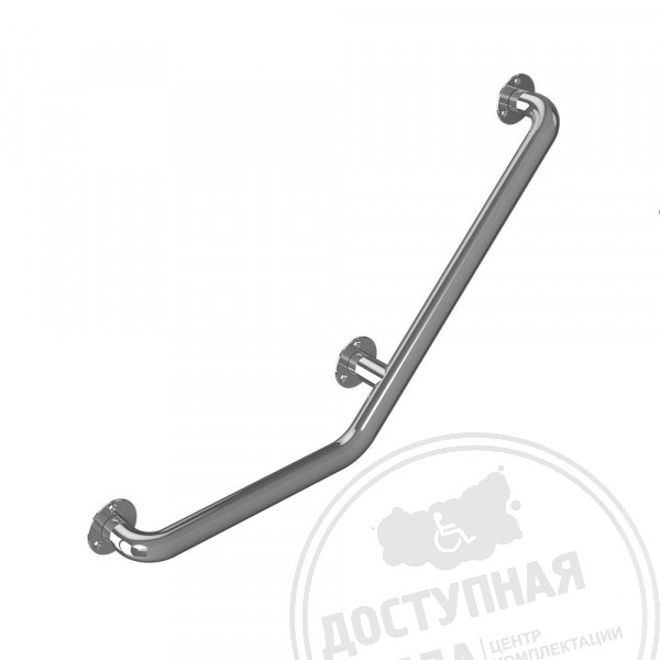 Поручень опорный, угловой, прав, AISI 304, D38