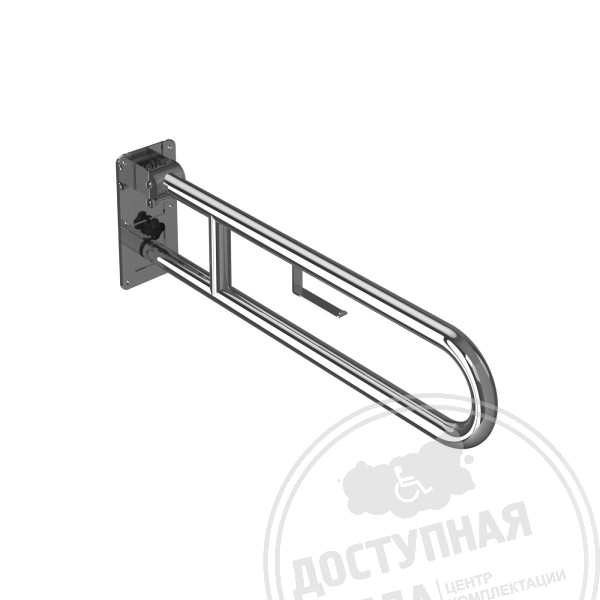 Поручень съёмный, опорный, откидной, AISI 304, D38