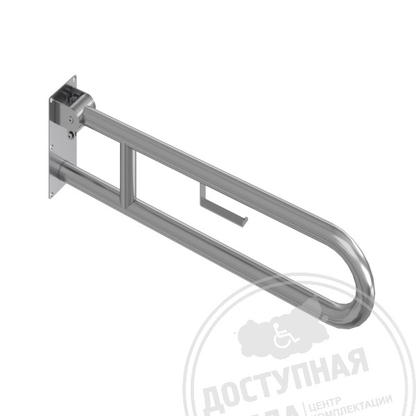 Поручень опорный, откидной, тип 4, AISI 304, D38Аналоги: ПО-06.02.840.100.250.Н, KRT3085, 3204, ПУ-7Б