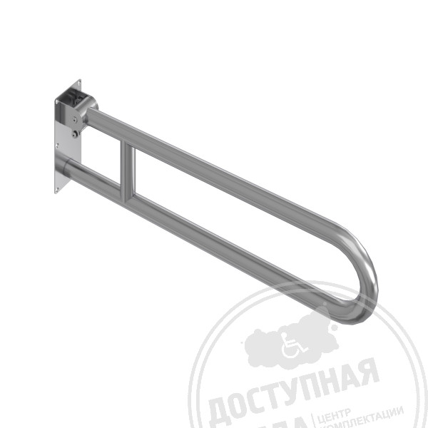 Поручень опорный, откидной, без бмг, тип 6, AISI 304, D38