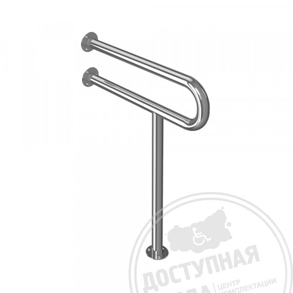 Поручень опорный для санузла, тип 1, AISI 304, D38